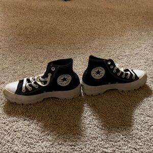 Converse Black and White High-Top Sneakers